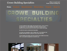 Tablet Screenshot of crowebldg.com